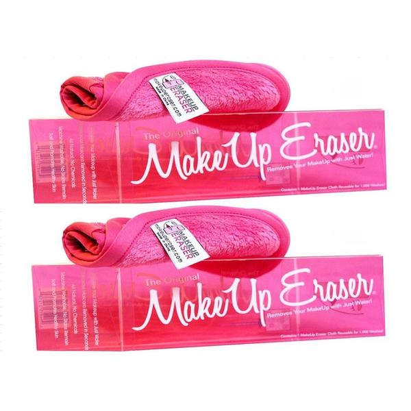 The Original Makeup Eraser (Pack of 2), Black/Pink | Homeoutlet