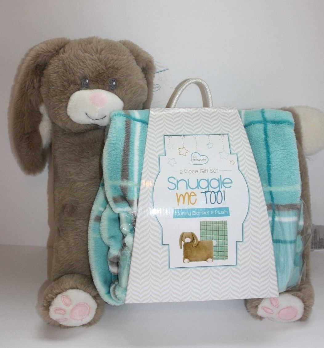 Little Miracles Snuggle Me Too Baby Comfy Blanket And Plush Brown Homeoutlet