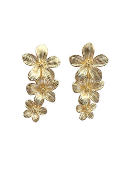 Flower Drop Earring