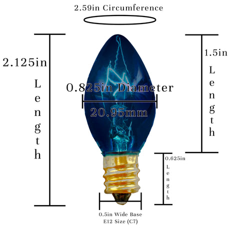 c7 light bulb dimensions and size lee display what's the difference blog post