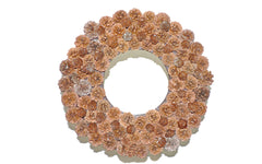 Pine Cone Wreath Lee Display Fall Season Decorating Tips