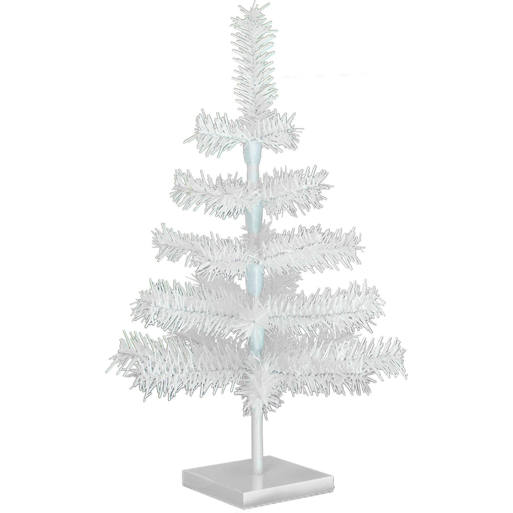 Lee Display | Shop White Tinsel Christmas Trees | Holiday Decor