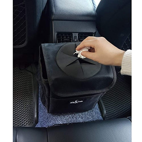 Big Ant Car Trash Can with Lid, Waterproof Auto Garbage Bin - Black –  Online store for your car