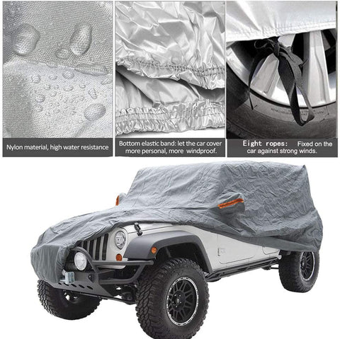 Waterproof Car Cover for Wrangler CJ,YJ, TJ & JK 2 Door 4 Door – Online  store for your car