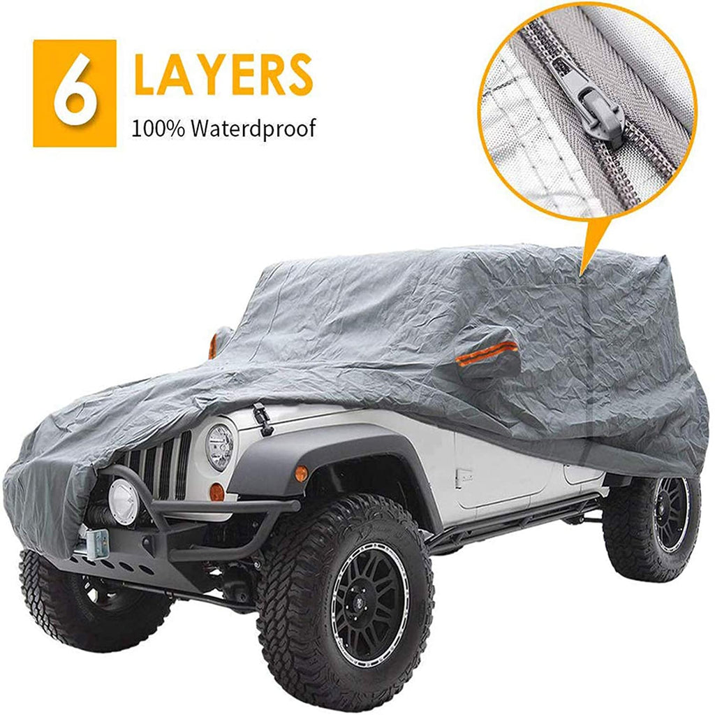 Waterproof Car Cover for Wrangler CJ,YJ, TJ & JK 2 Door 4 Door – Online  store for your car