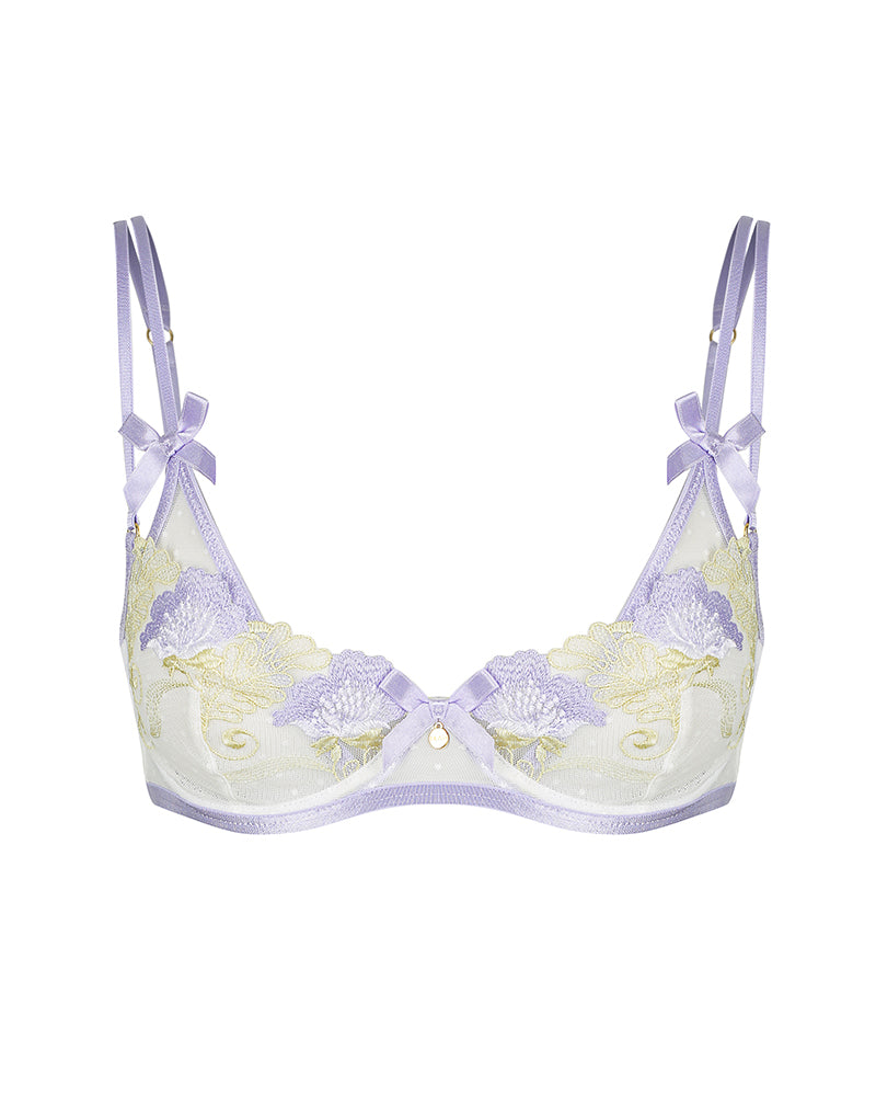 Rey Ready Made Bra: Lavender Swans