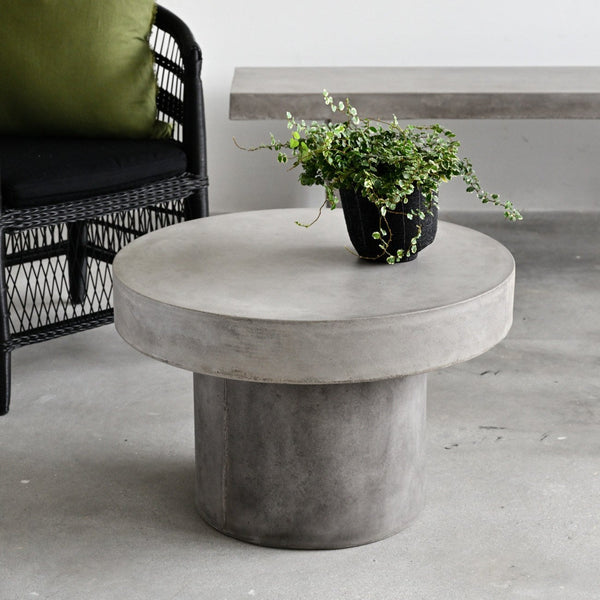 concrete cocktail table