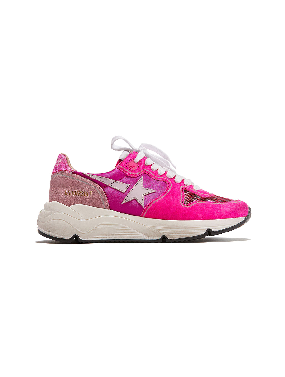 Shop Golden Goose Suede Fuchsia Running Sole Online | Camargue Fashion ...