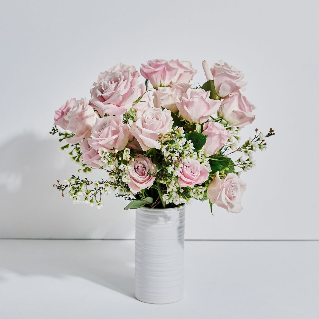 bouquet of pink flowers