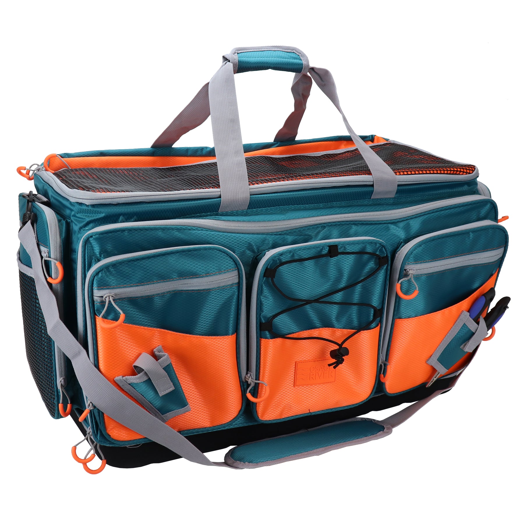 Saltwater Resistant Fishing Tackle Bag, Heavy-Duty Tackle Box Organize ...