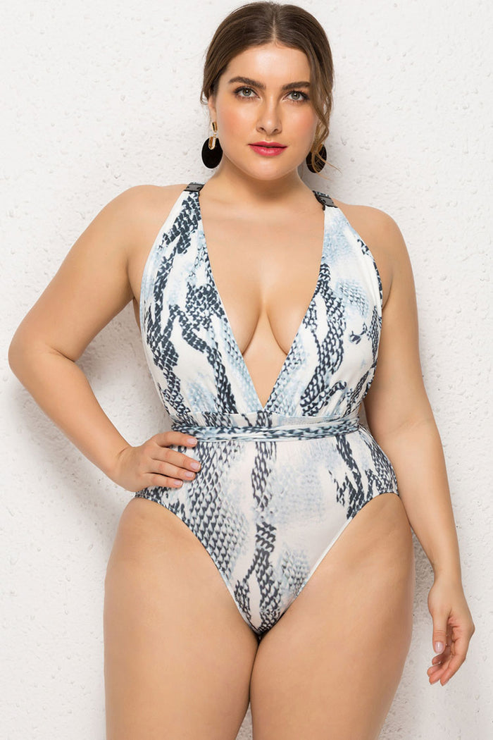 bathing suit with buckle straps