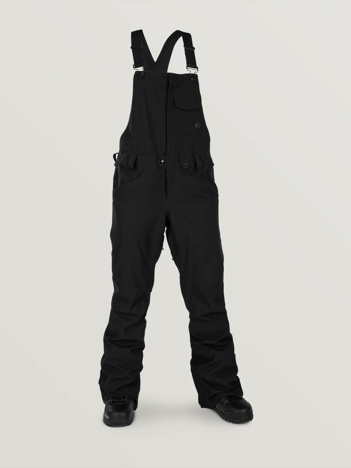 black bib overalls