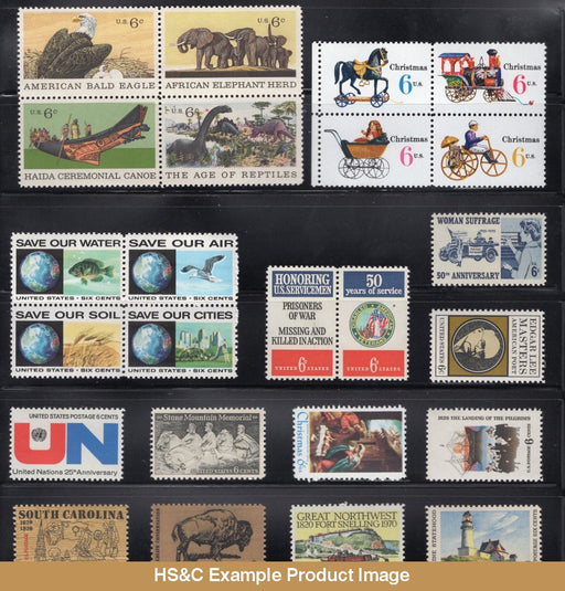 1953 Complete Year SET MNH Vintage U.S. Postage Stamps With 12