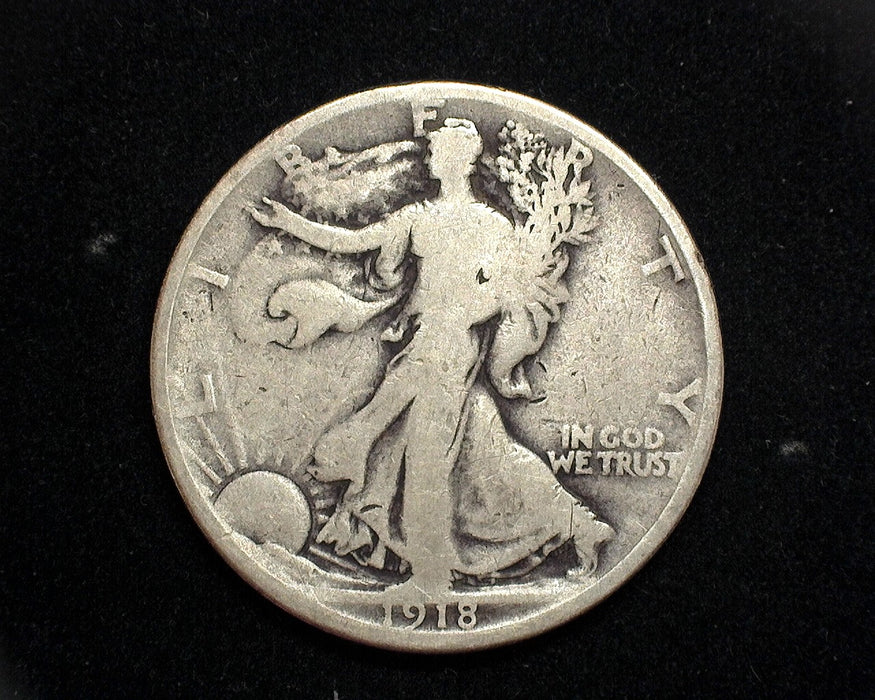 1918 D Walking Liberty Half Dollar G - US Coin