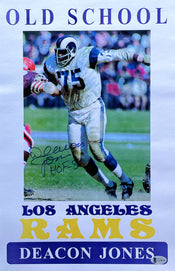 : DEACON JONES LOS ANGELES RAMS 8X10 SPORTS ACTION PHOTO