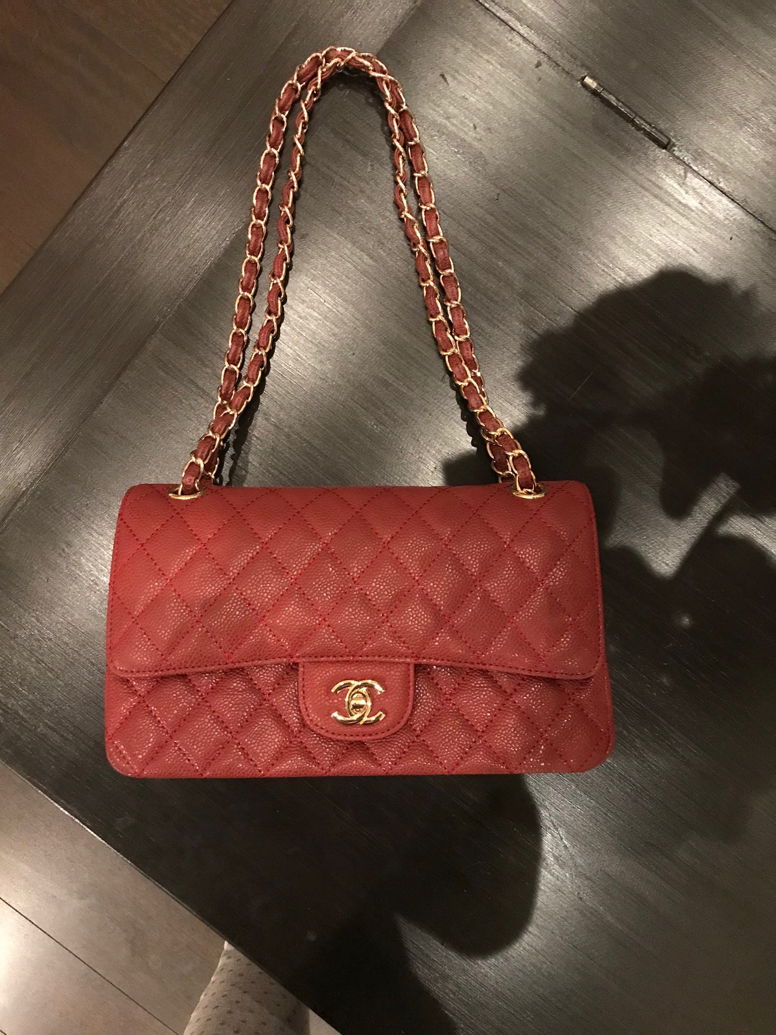 Wonderbaarlijk Red Chanel Classic Flap Bag-Medium – Vancity Bags XC-95