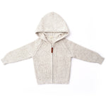 Organic Cotton Knit Sweater Hoodie | Shell