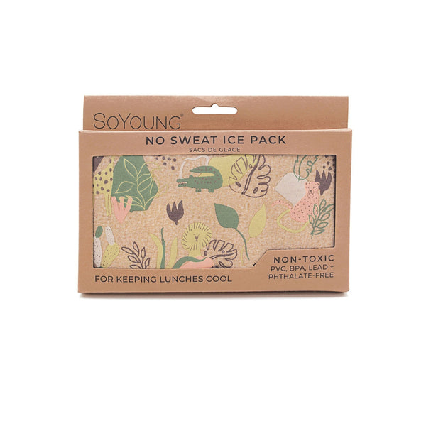 Sweat Proof Linen Ice Pack | Jungle Cats