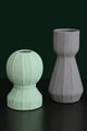 Corrugated Paper Ceramic Vase