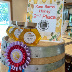 Award winning honey immune system booster rum barrel honey