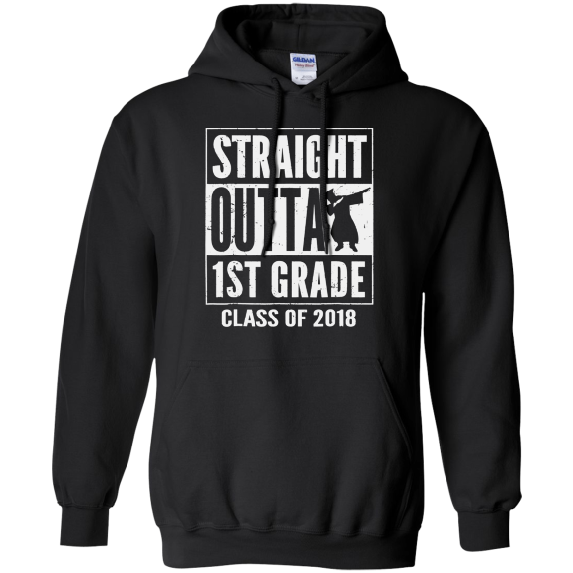 Straight Out Of 1st Grade Dabbing Cute Grad Of 2018 Shirt 