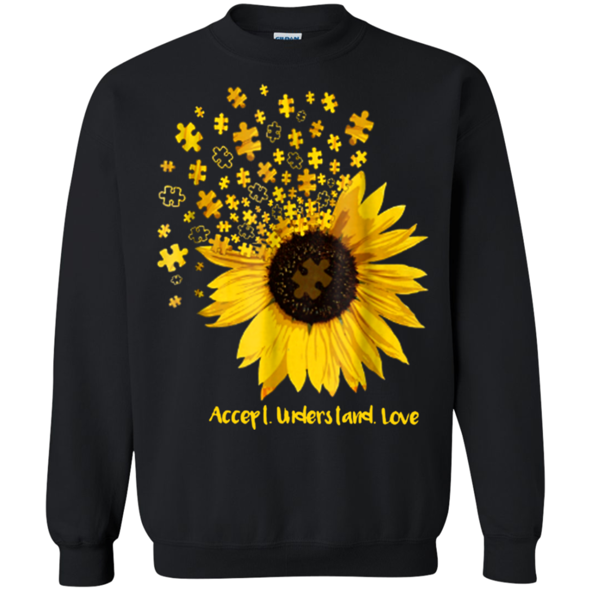 Sunflower Autism Accept Understand Love Shirt 