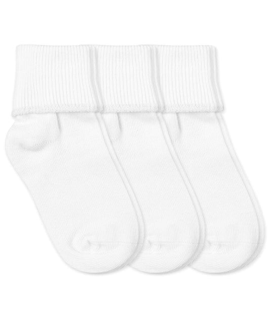 Jefferies Classic Cuff Socks - White