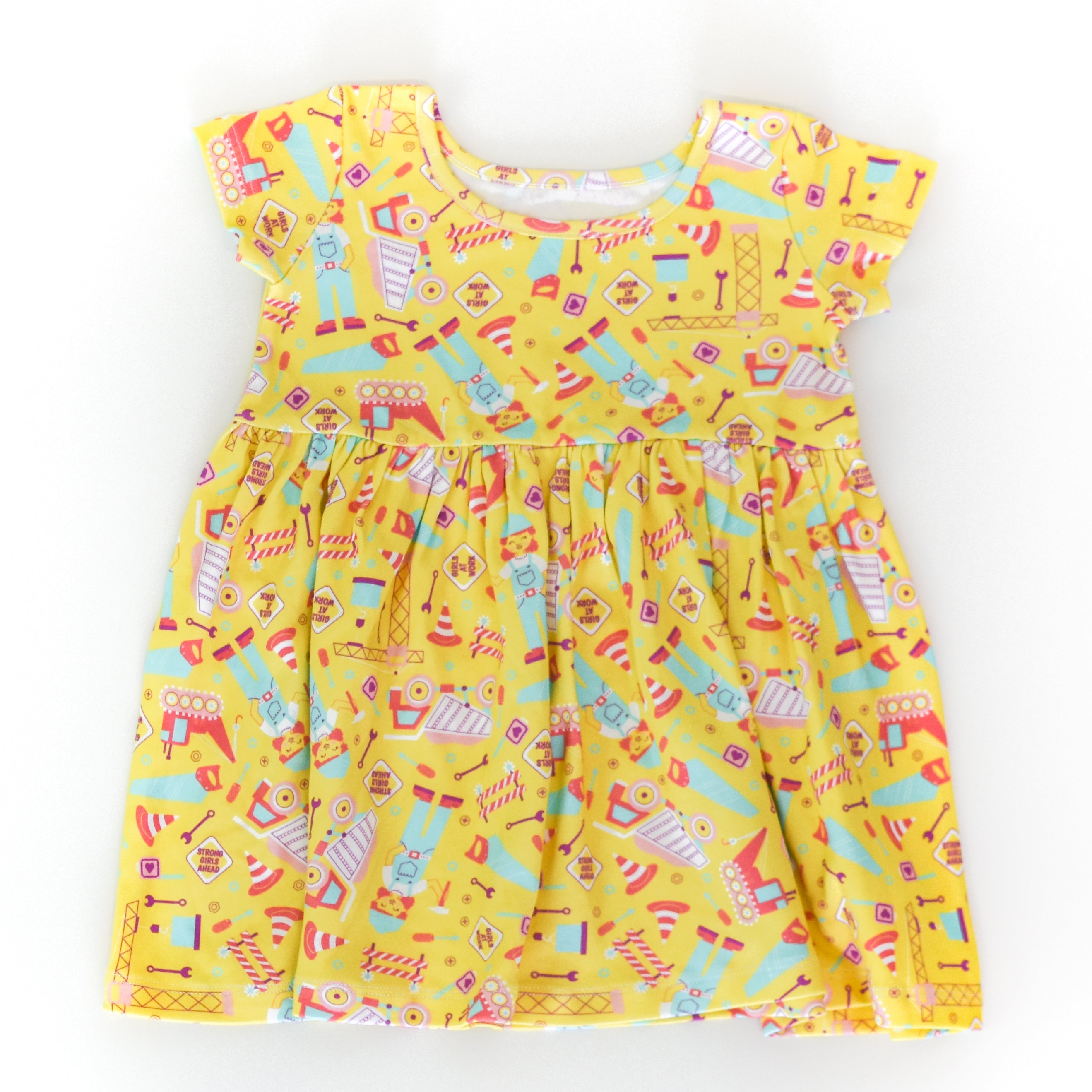 Construction Play Dress – Annie the Brave