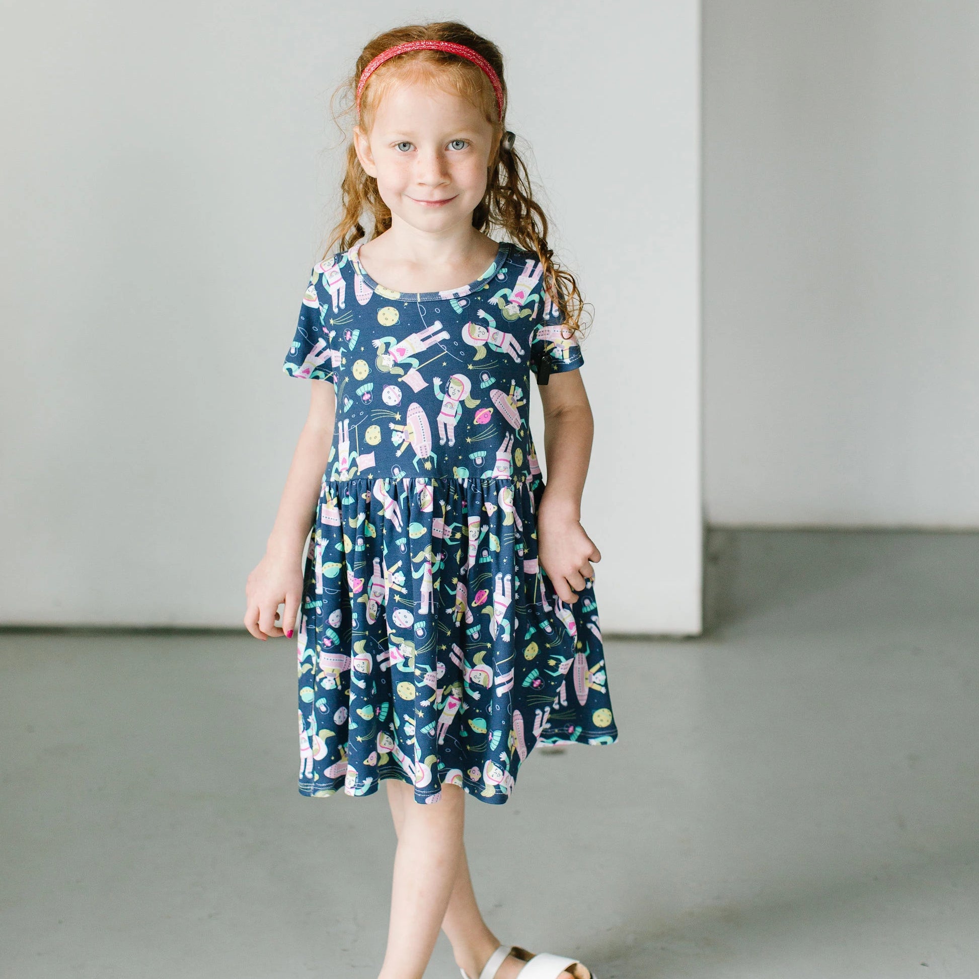 Space Play Dress - STEM Clothing for Girls – Annie the Brave