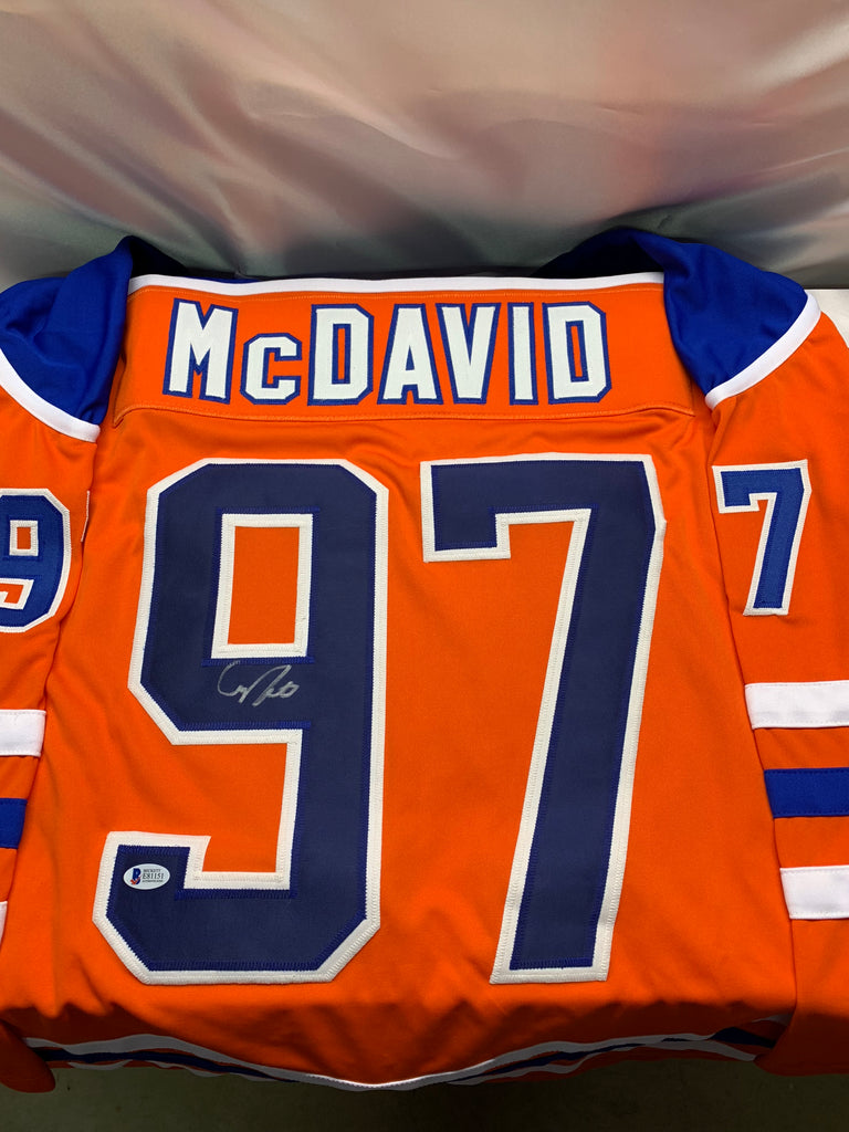 mcdavid autographed jersey