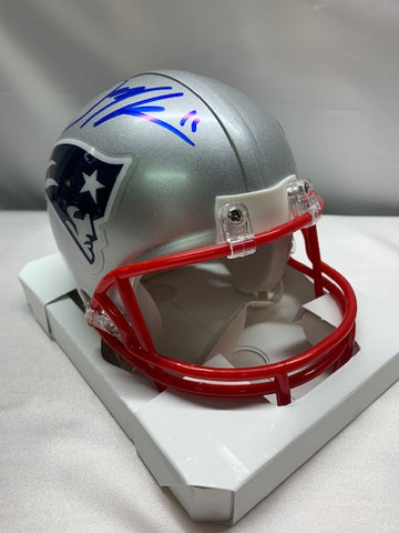 julian edelman signed mini helmet