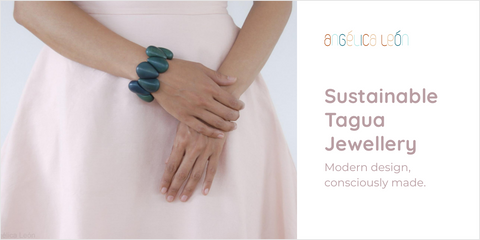 Organic Tagua Nut jewelry by Angelica Leon