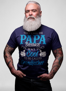 Papa Grandfather Father's Day Birthday Appreciation Gift T-Shirt