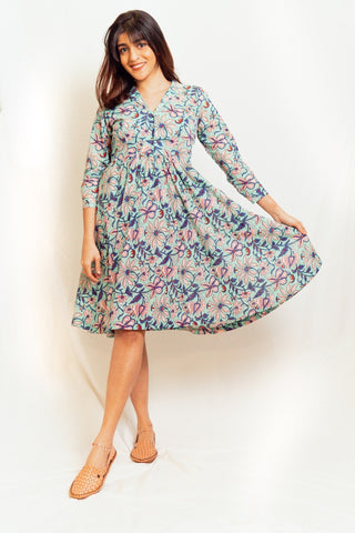  ladies dresses celeste floral dress naina's collection - firework's house 