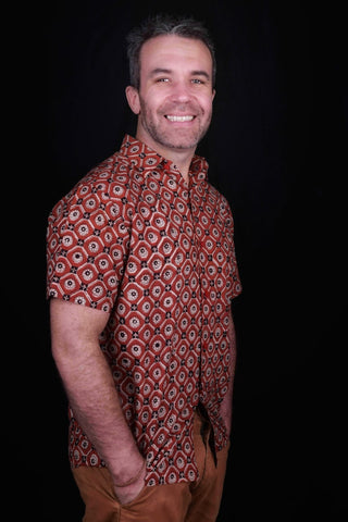 batik shirt for men - fireworks house