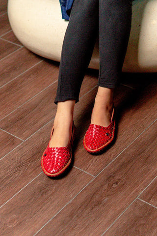 Hola Red most stylish office shoes for women in Malaysia - Fireworks House 