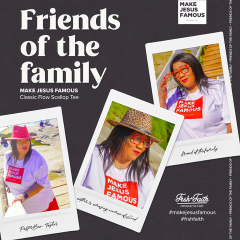 Friends of the Family / MFL Classic Flow Scallop Tee Red