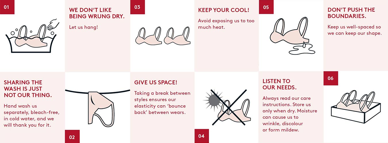 How to Care for your Bra 