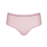 Pink lace hipster underwear