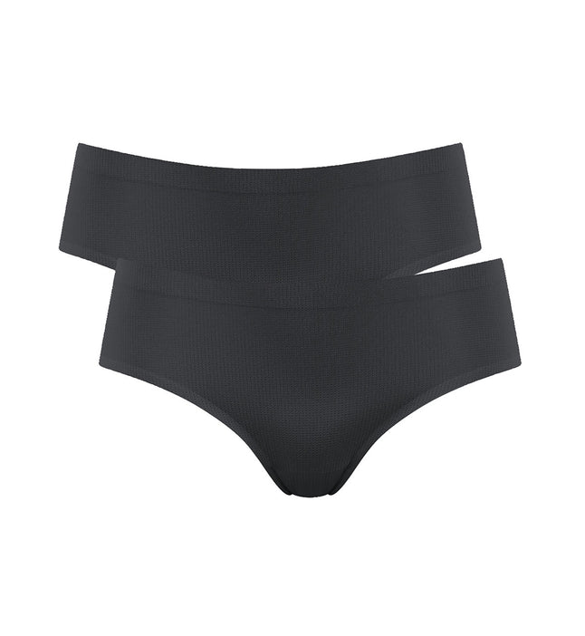 Sloggi Active Hipster 2 Pack In black, Seamless Underwear