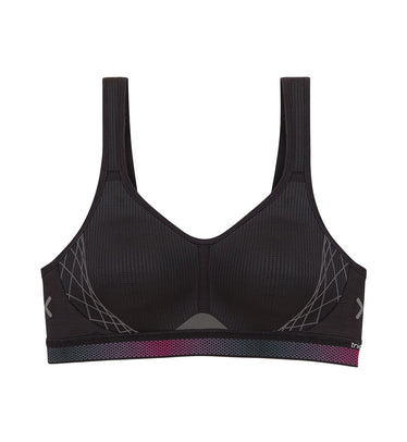 Triumph Triaction Hybrid Lite Sports Bra – Black - Sports Bras Direct