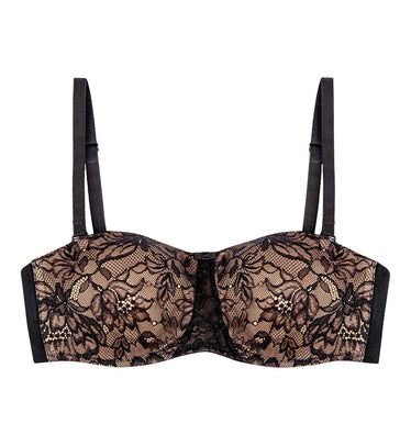 Triumph Essential Lace Balconette Bra - Black