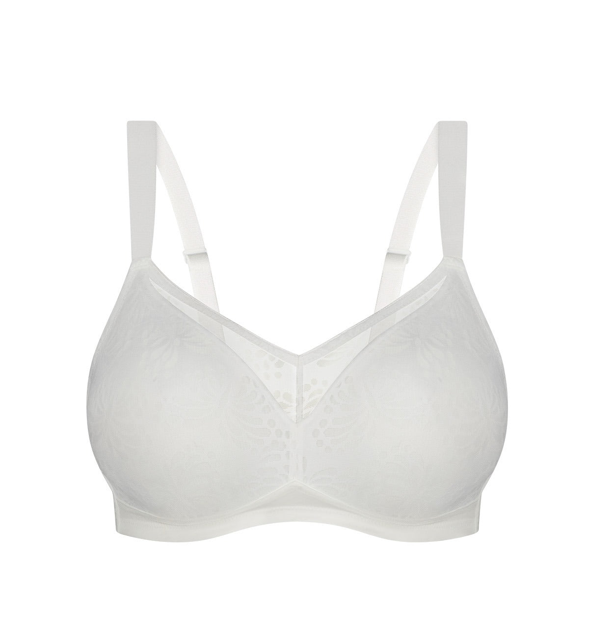 Lacy Wirefree Minimiser In white | Triumph Lingerie