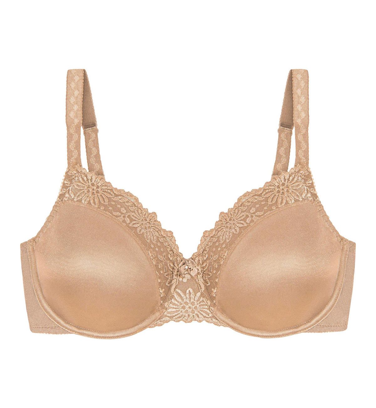 Buy Triumph Single Layered Non Wired Full Coverage Minimiser Bra - New  Beige at Rs.1699 online