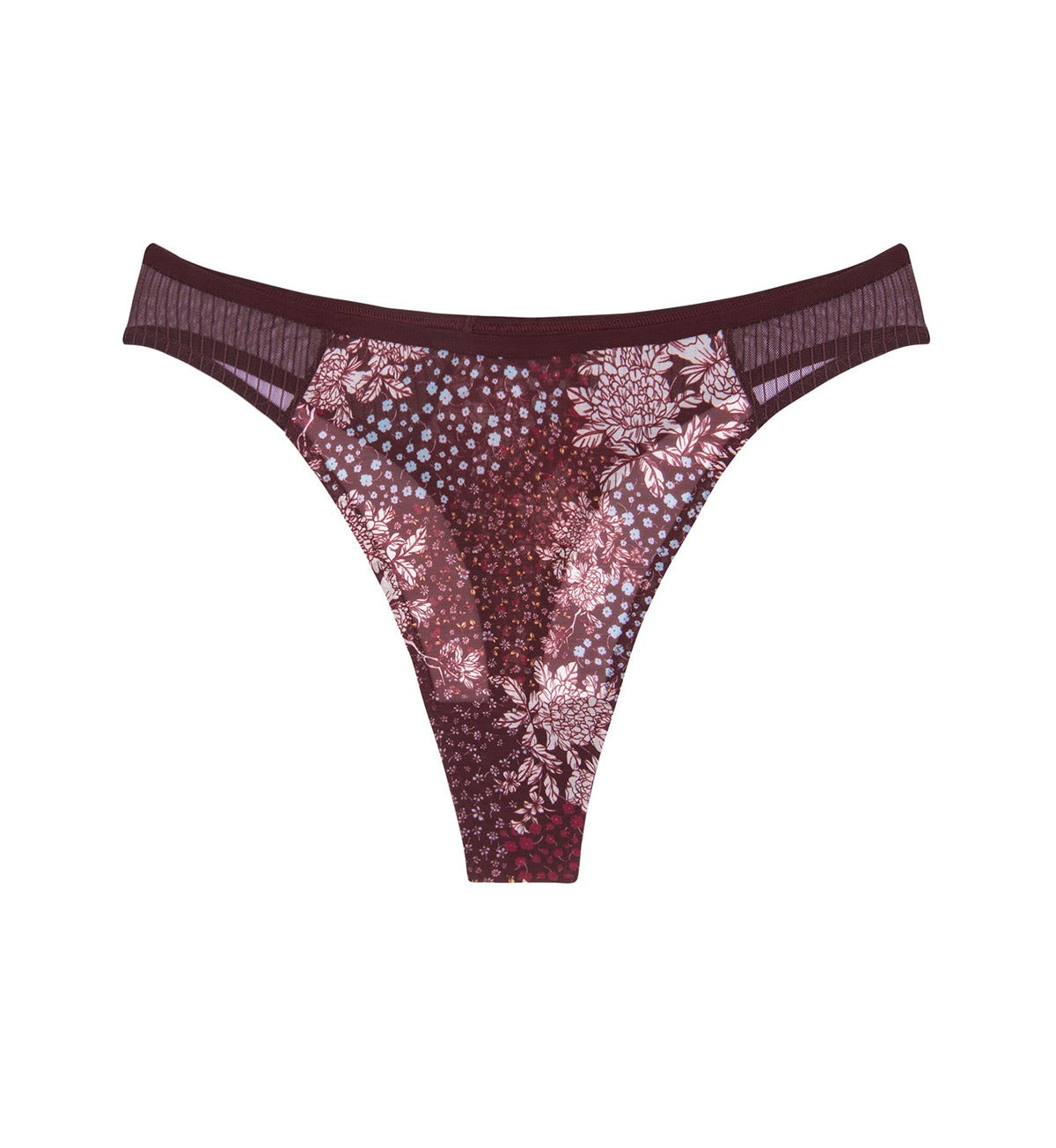 Temple Luxe High Waist G-String In Multi