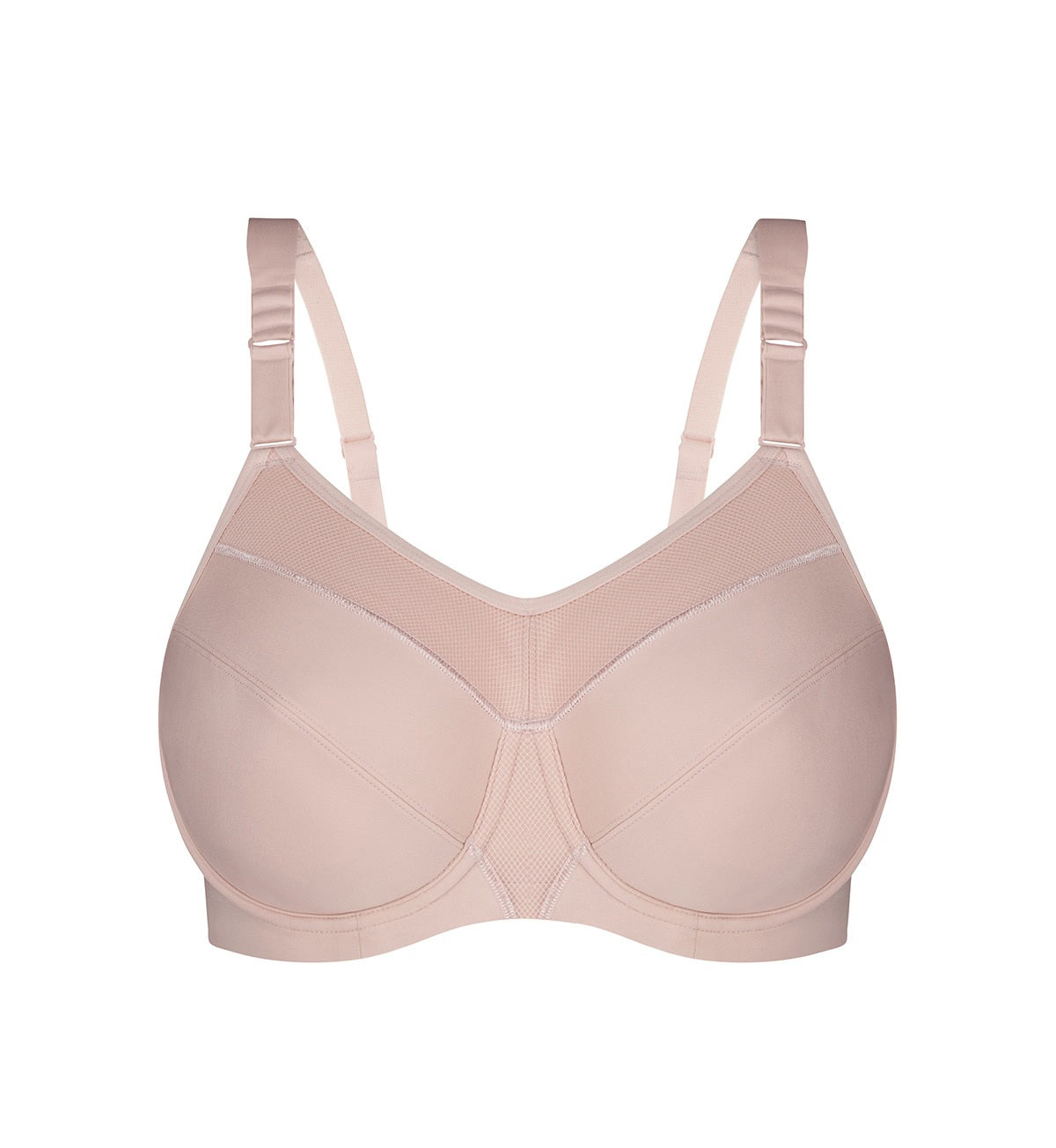 Triumph Triaction Ultra Underwired Sports Bra - Fig Pink - Curvy Bras