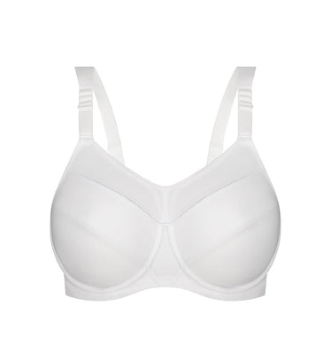 Triumph Triaction Wellness Non-Wired Sports Bra White (0003) 42D CS :  : Clothing, Shoes & Accessories