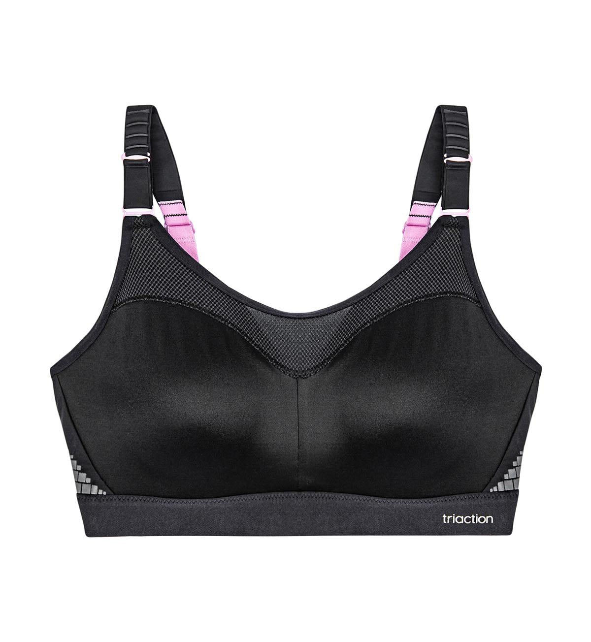 Buy Asean Sports Padded Non-Wired Full Coverage Full Support High Intensity Sports  Bra - Grey Online