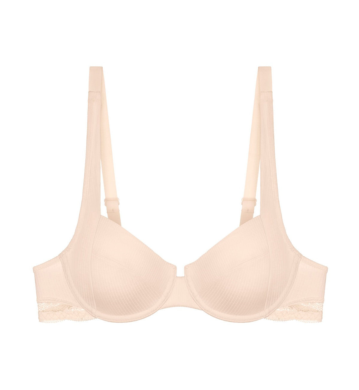 Buy Looping Bra Padded Non-Wired 3/4th Coverage Lace Bra - Ivory Online