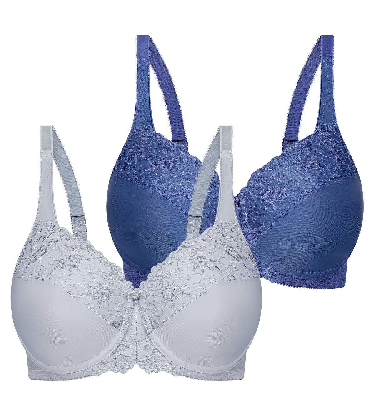 Triumph Embroidered Minimiser Bra In Framboise